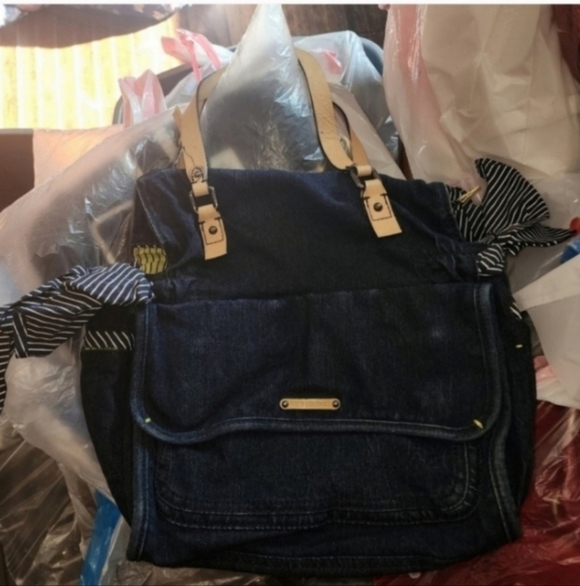 🍁🍂Y2k RARE  Denim vintage Juicy couture bag - Picture 7 of 11